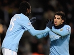 Manchester City's strikeforce will be out to stop Stoke.